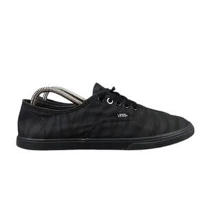 Vans Shoes Womens 9 Sneakers Authentic Lo Pro Black Zebra Canvas Skate Lifestyle